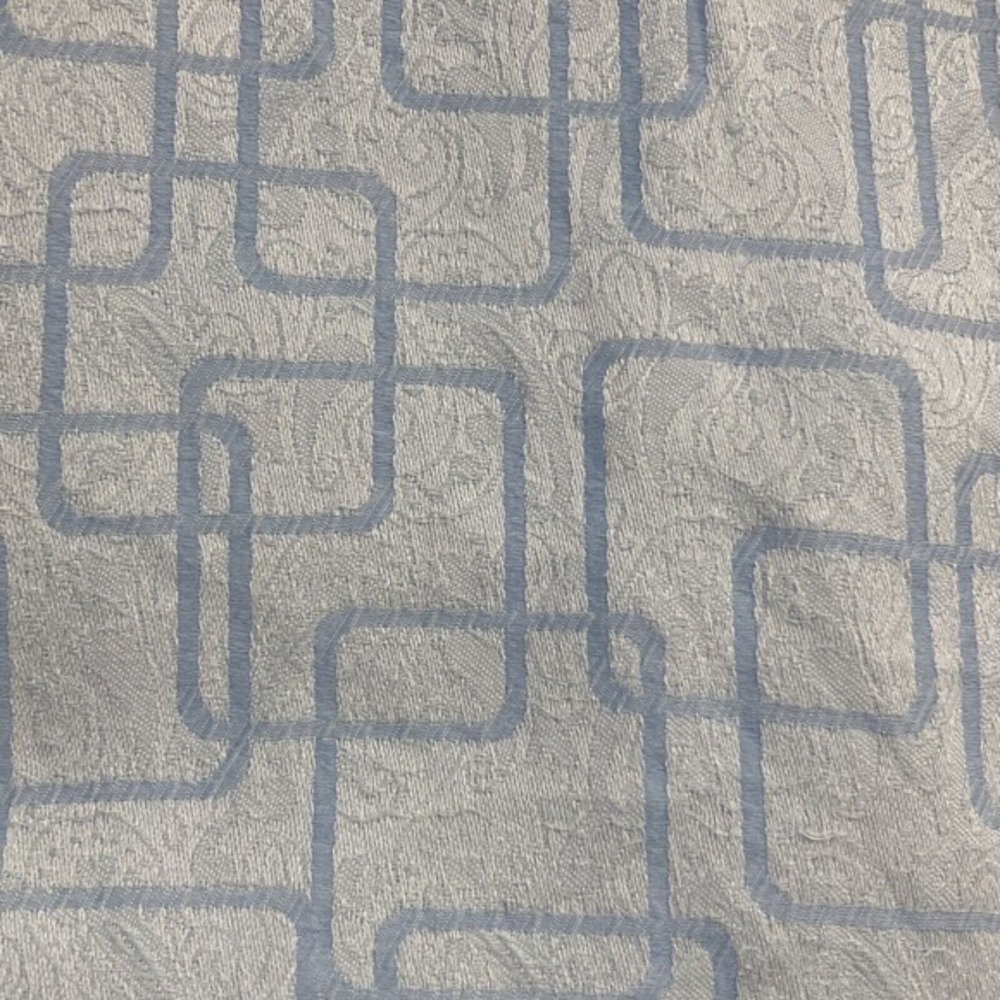 Curtis Chelsea Mens Dress Shirt Sz Large Blue w/Designs & Faint Paisley Pattern - Picture 7 of 9